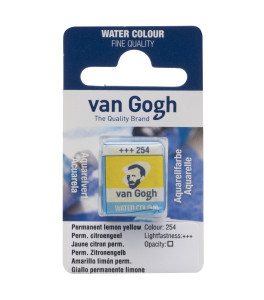 Van Gogh Watercolour Pan Permanent Lemon Yellow (Primary) 254