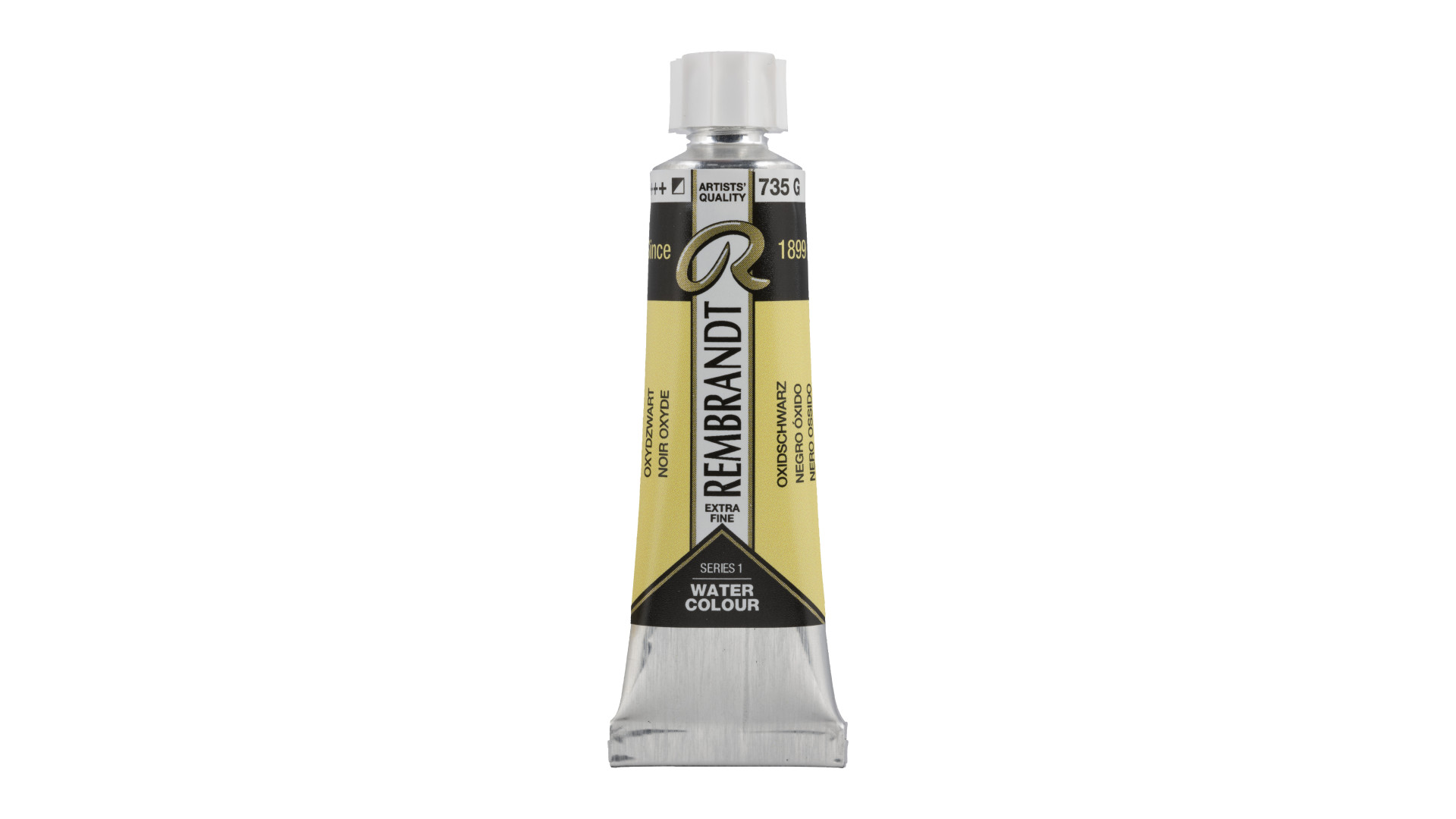 Rembrandt Watercolour Tube 10 ml Oxide Black 735