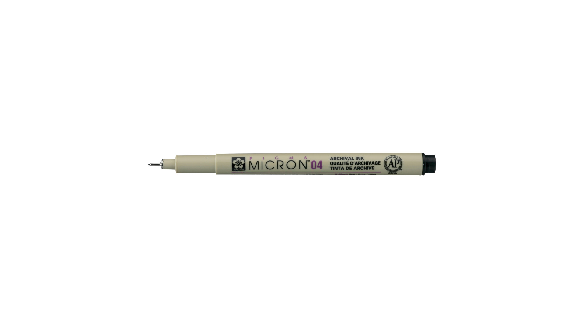 Sakura Pigma Micron 04 - 0.40 mm - Black