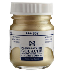 Talens Gouache Extra Fine Quality Bottle 50 ml Light Gold 802