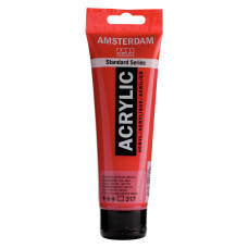 Amsterdam Standard Series Acrylic Tube 120 ml Transparent Red Medium 317