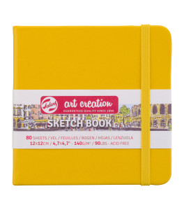 Talens Art Creation Sketchbook Golden Yellow 12 x 12 cm, 140 g, 80 sheets