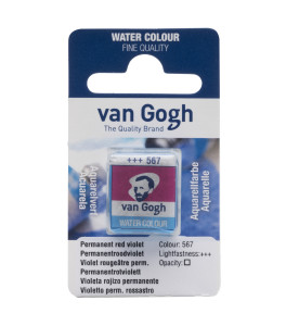 Van Gogh Watercolour Pan Permanent Red Violet 567