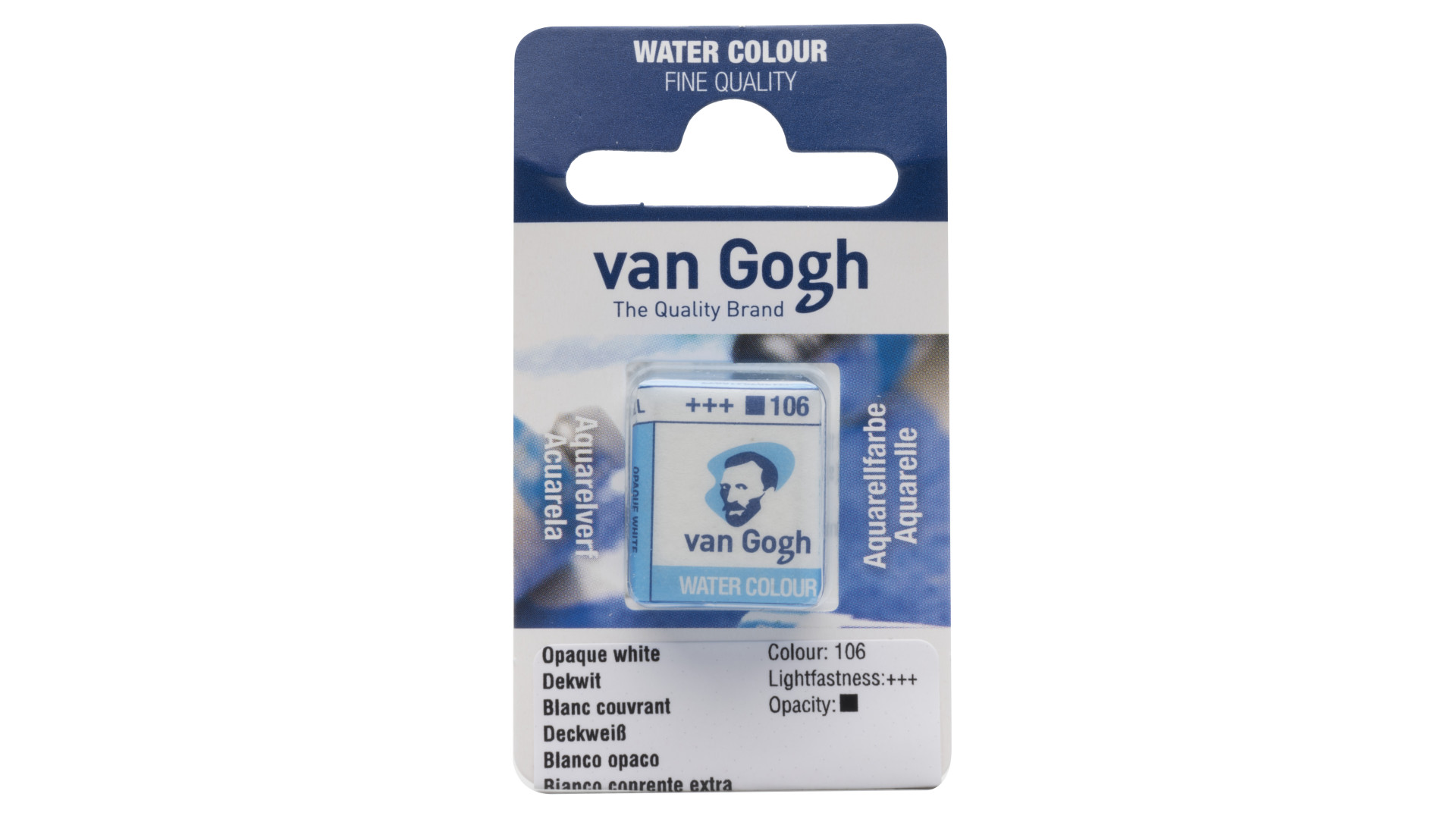 Półkostka akwareli Van Gogh Opaque White 106