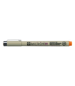 Sakura Pigma Micron 01 – 0.25 mm – Orange
