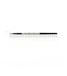 Synthetic Round Brush BREEZE 1226R Nr1 Short Handle ROSA