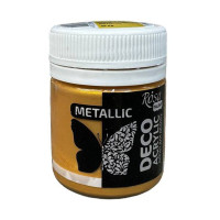 Acrylic for decor, 54 Gold, metallic, 20 ml, ROSA Talent