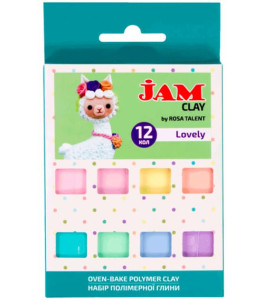Zestaw z modeliny "Lovely" 12x20g Jam Clay ROSA TALENT