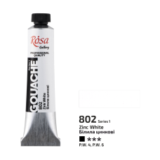 Rosa Gallery Gwasz Biel cynkowa (802) 20 ml