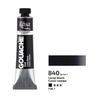 Rosa Gallery Gouache Lamp Black (840) 20 ml