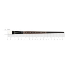 Synthetic Angular Brush, MOON 1203A04, Short Handle, ROSA