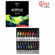 Acrylic paint set 18*20 ml ROSA Gallery