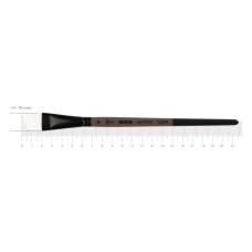 Synthetic Angular Brush, MOON 1203A06, Short Handle, ROSA