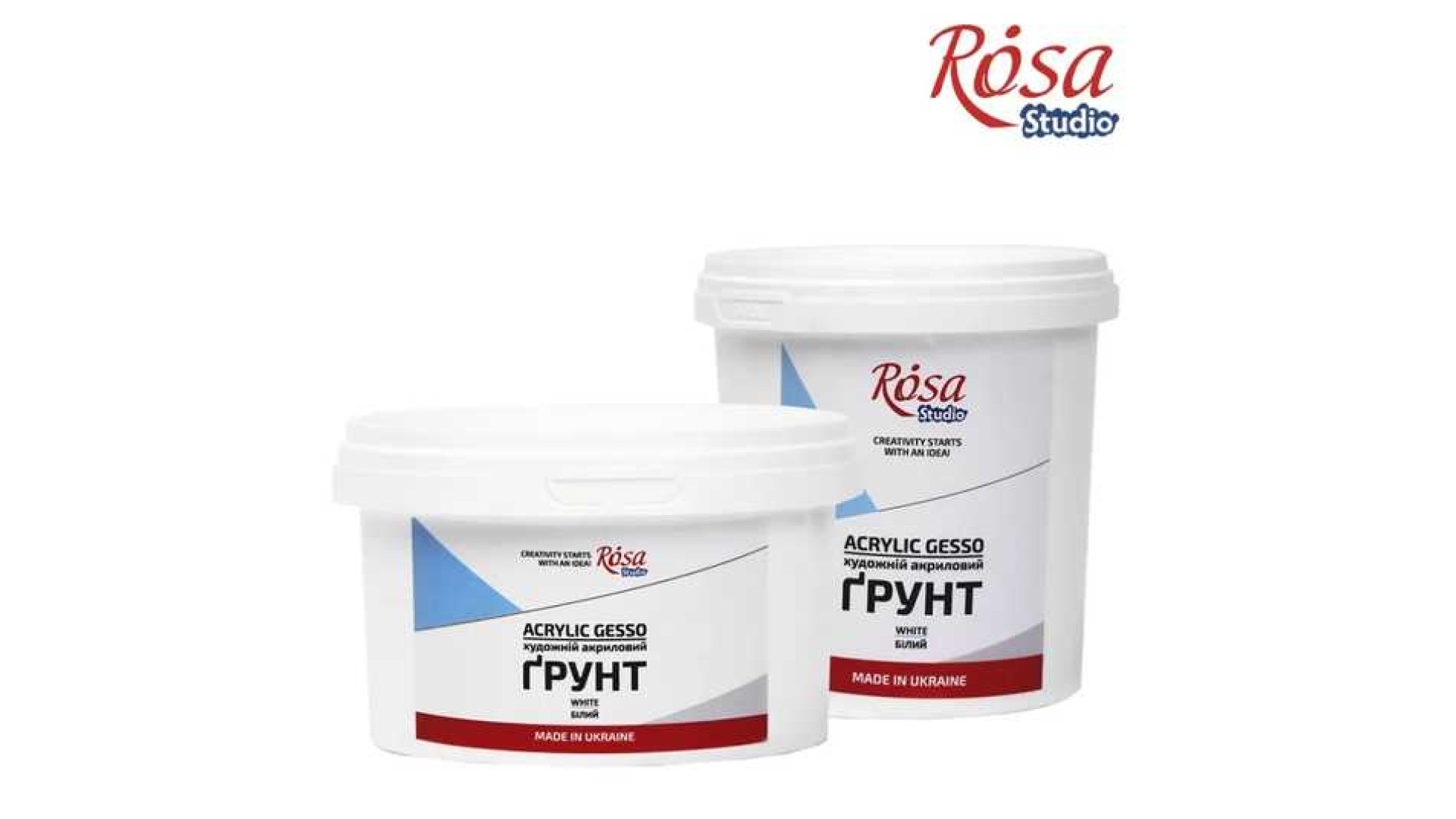 Gesso akrylowe, 500 ml (600g), ROSA Studio