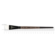 Synthetic Angular Brush, MOON 1203A08, Short Handle, ROSA