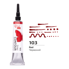 ROSA Kontur uniwersalny 20 ml Czerwony 103