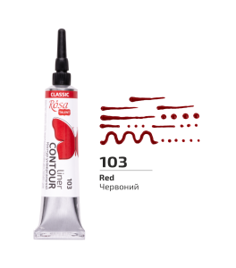 ROSA Kontur uniwersalny 20 ml Czerwony 103