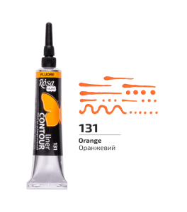ROSA Kontur uniwersalny 20 ml Pomarańczowy fluorescencyjny 131