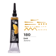 ROSA Kontur uniwersalny 20 ml Złoty 180