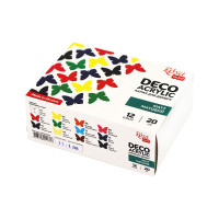 Matt Acrylic paint for decor set 12*20ml ROSA Talent