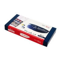 Set of watercolor paints "Classic" metal case 21 colors full pans ROSA Gallery