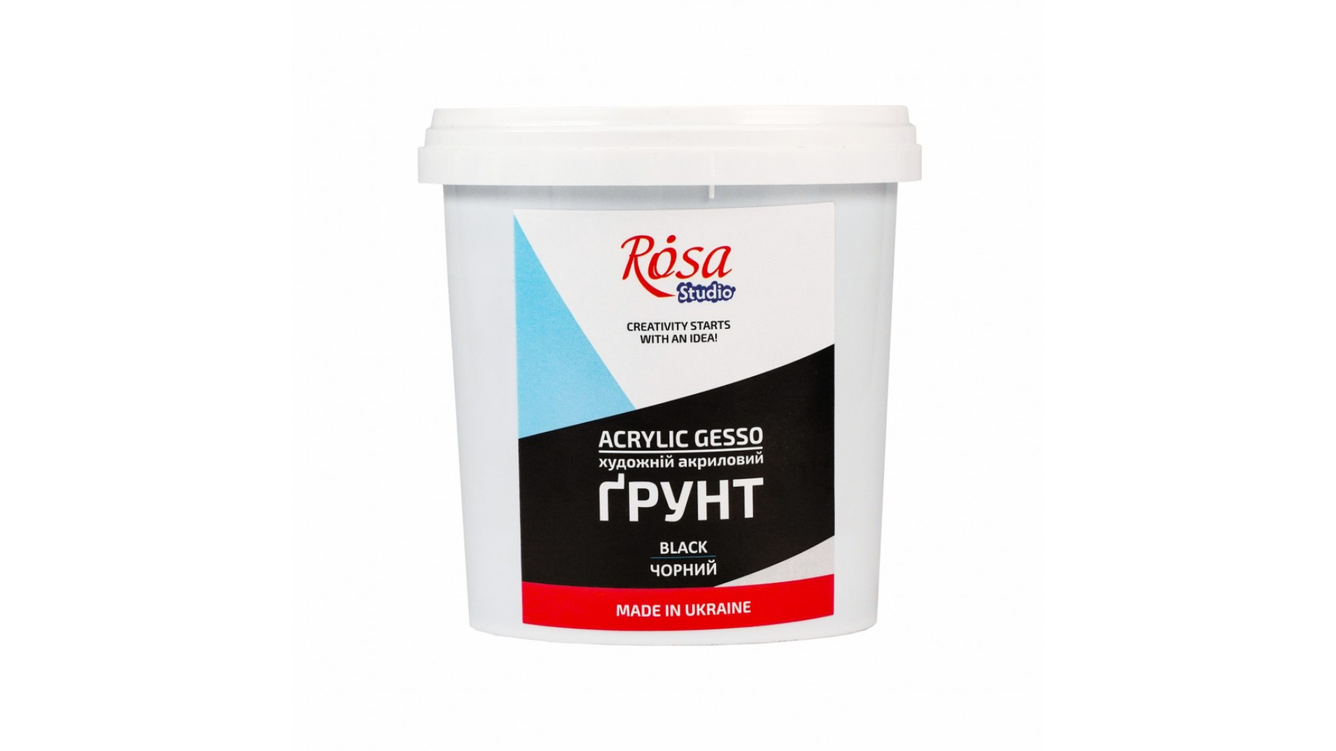 Gesso akrylowe czarne, 280ml, ROSA Studio