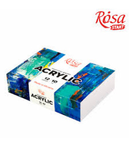 Acrylic paint set COLOR 12x10ml ROSA START
