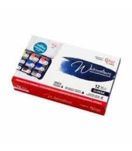 Zestaw farb akwarelowych "Classic" ROSA Gallery 12x2,5 ml w metalowym etui