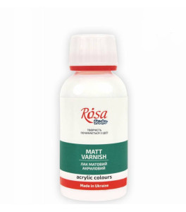 Akrylowy matowy lakier 120 ml ROSA Studio