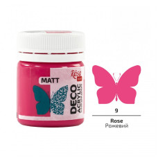 Akryl do dekoracji Róża (09) mat 20 ml ROSA Talent