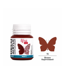 Akryl do dekoracji Chocolate (46) mat 20 ml ROSA Talent