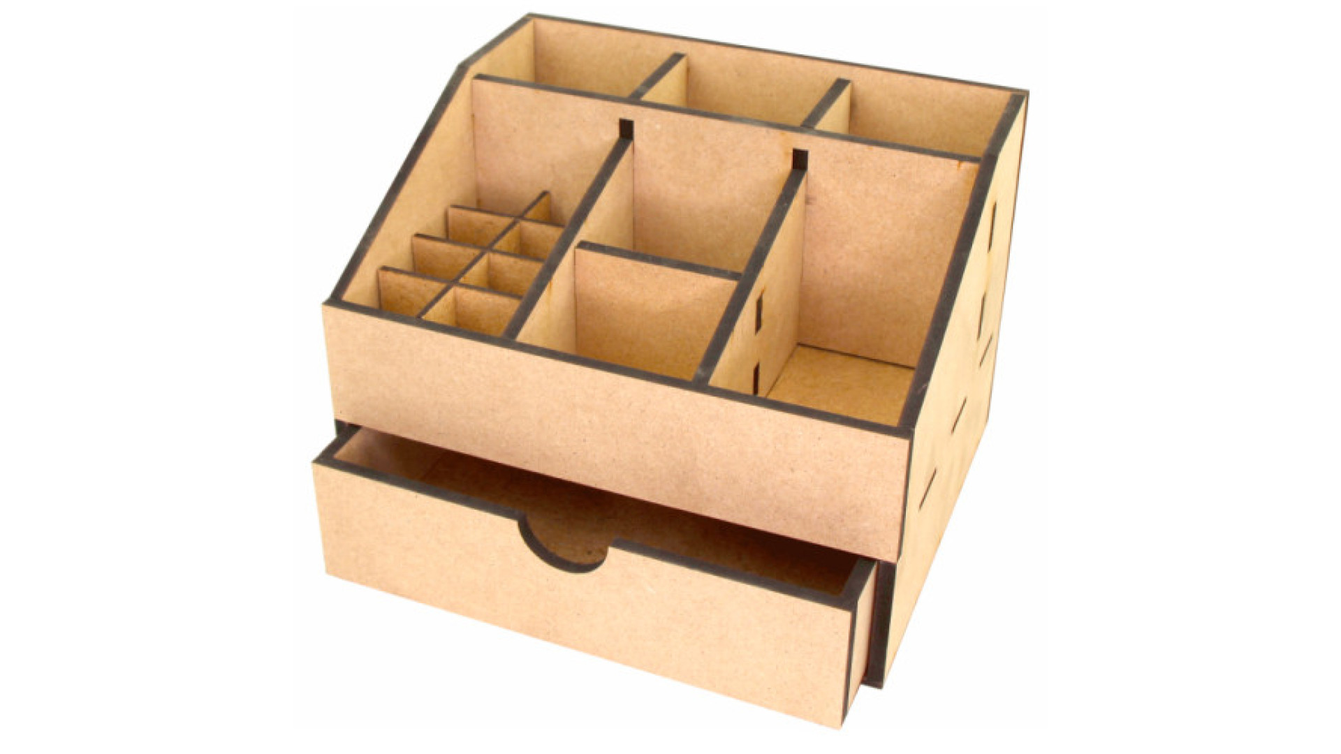 Decorative Storage Box 1 drawer MDF 22.5x18x16.5cm ROSA TALENT