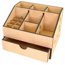 Decorative Storage Box, 1 drawer, MDF, 22.5x18x16.5cm, ROSA TALENT