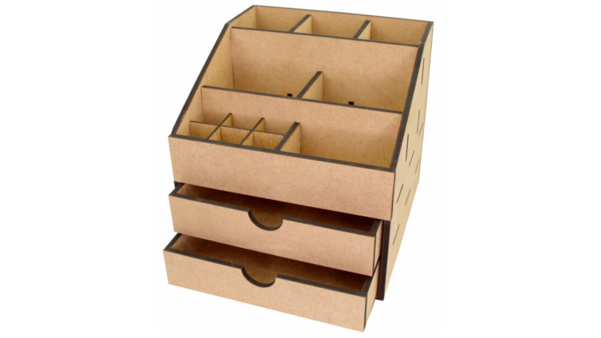 Decorative Storage Box, 2 drawers, MDF, 22.5x22.5x22.5cm, ROSA TALENT