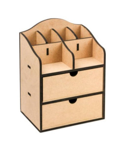 Chest–organizer 2 drawers MDF 20х15х26cm ROSA TALENT