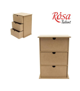 Commode 3 drawers MDF 22х12х30cm ROSA TALENT