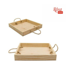 Wooden tray 30х30х4cm ROSA TALENT