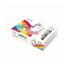 Acrylic paint set Unicorn 12x10ml ROSA START