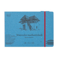 SM–LT AUTHENTIC BLOK WATERCOLOR A5 280G 12 ARK Z GUMKĄ 5AB–12ST
