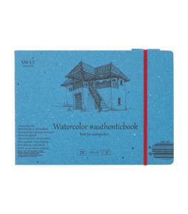SM–LT AUTHENTIC BLOK WATERCOLOR A5 280G 12 ARK Z GUMKĄ 5AB–12ST