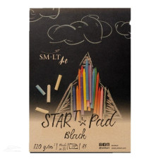 SM-LT START BLACK PAD A5 120G 20 SHEETS 5PS-20/BLACK