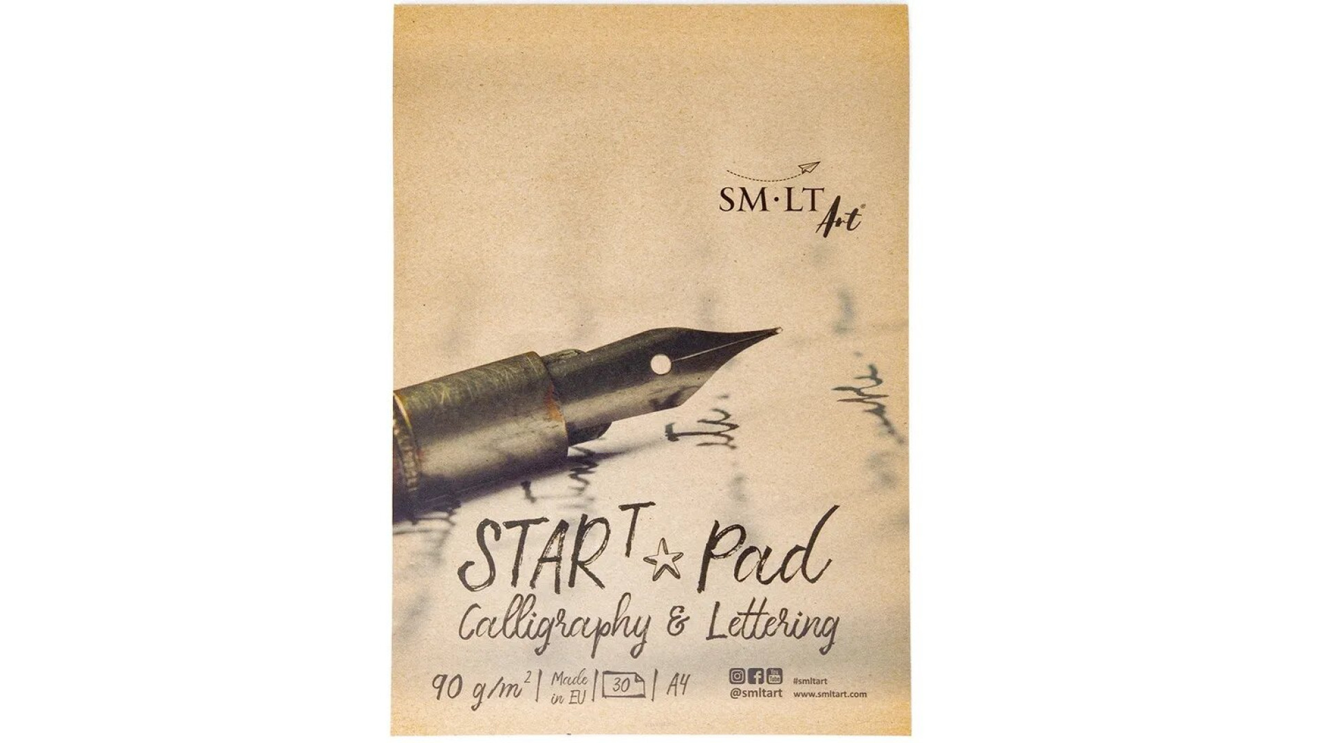 SM-LT START CALLIGRAPHY & LETTERING PAD A4 90G 30 SHEETS KDS30