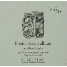 SM·LT AUTHENTIC BABY PAD BRISTOL 9X9 CM 185G 32 SHEETS FB321859