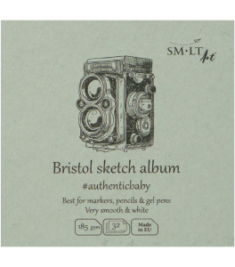 SM·LT AUTHENTIC BABY PAD BRISTOL 9X9 CM 185G 32 SHEETS FB321859