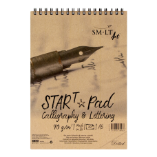 SM-LT START CALLIGRAPHY & LETTERING PAD DOTTED SPIRAL A5 90G 30 SHEETS 5KDS30TTS