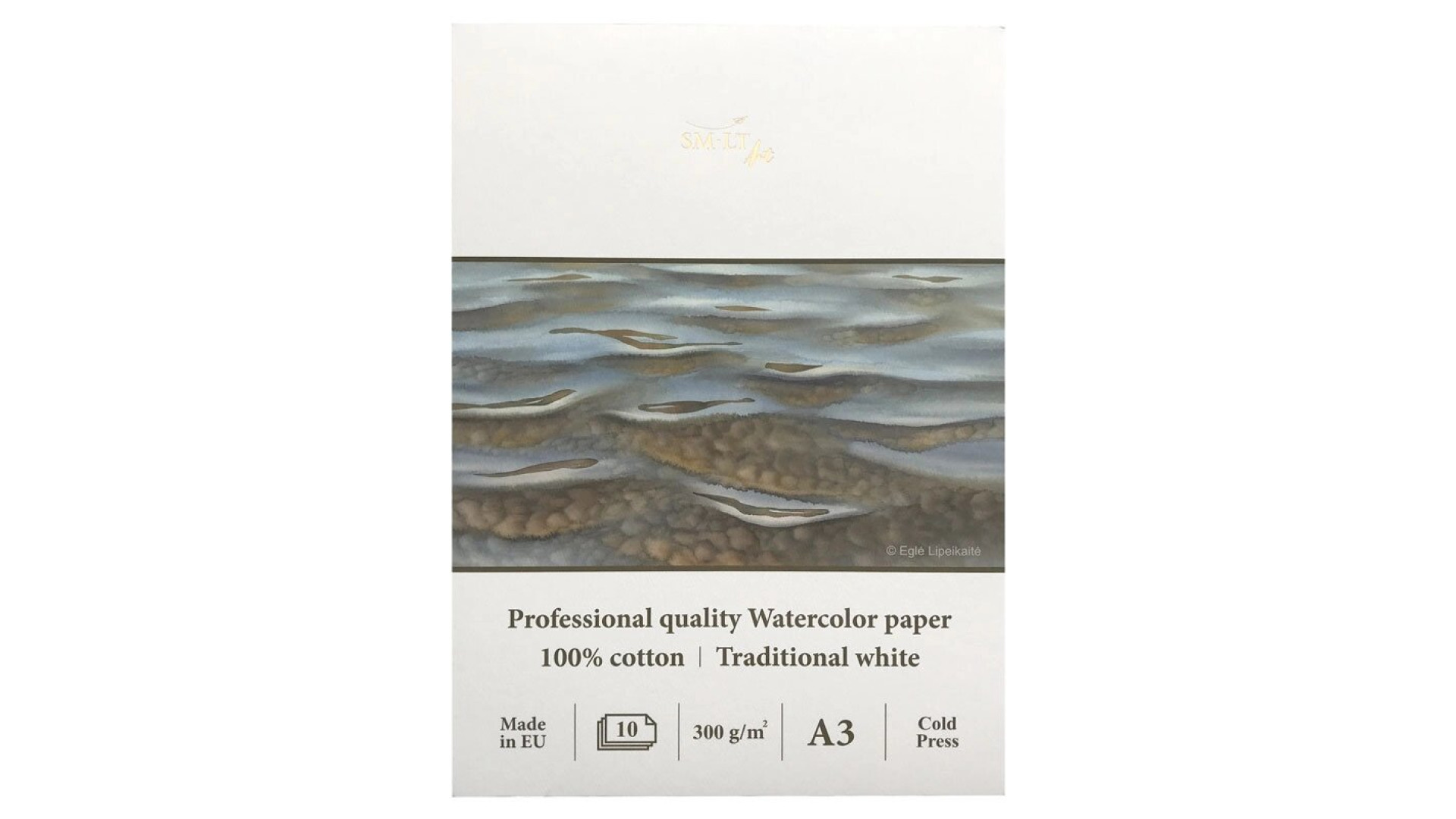 SM-LT Professional Watercolor Blok akwarelowy A3 300 gsm 10 ark 100% bawełna