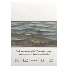 SM-LT Professional Watercolor Blok akwarelowy A3 300 gsm 10 ark 100% bawełna