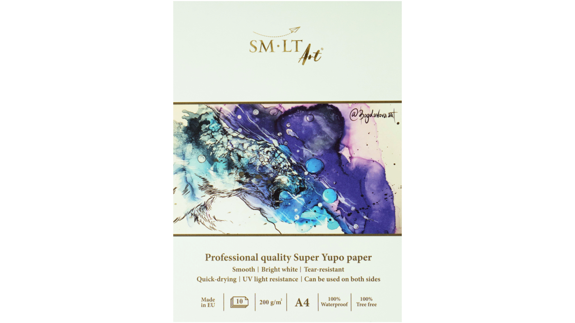 SM-LT YUPO PAD FOR ALCOHOL INKS A4 200G 10 SHEETS PS10200PROFSC