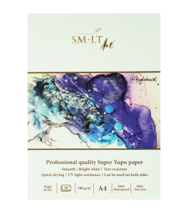 SM–LT YUPO PAD FOR ALCOHOL INKS A4 200G 10 SHEETS PS10200PROFSC