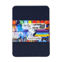 SM–LT Leporello Mixed Media sketchbook 10,5x14,8 cm 250 gsm 8 sheets accordion